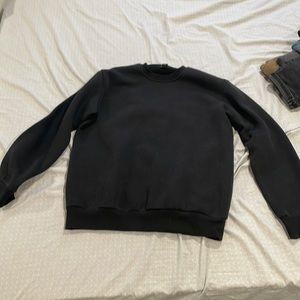 Black Plain Sweater